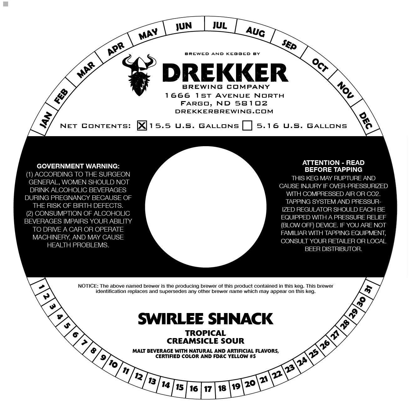 Swirlee Shnack label