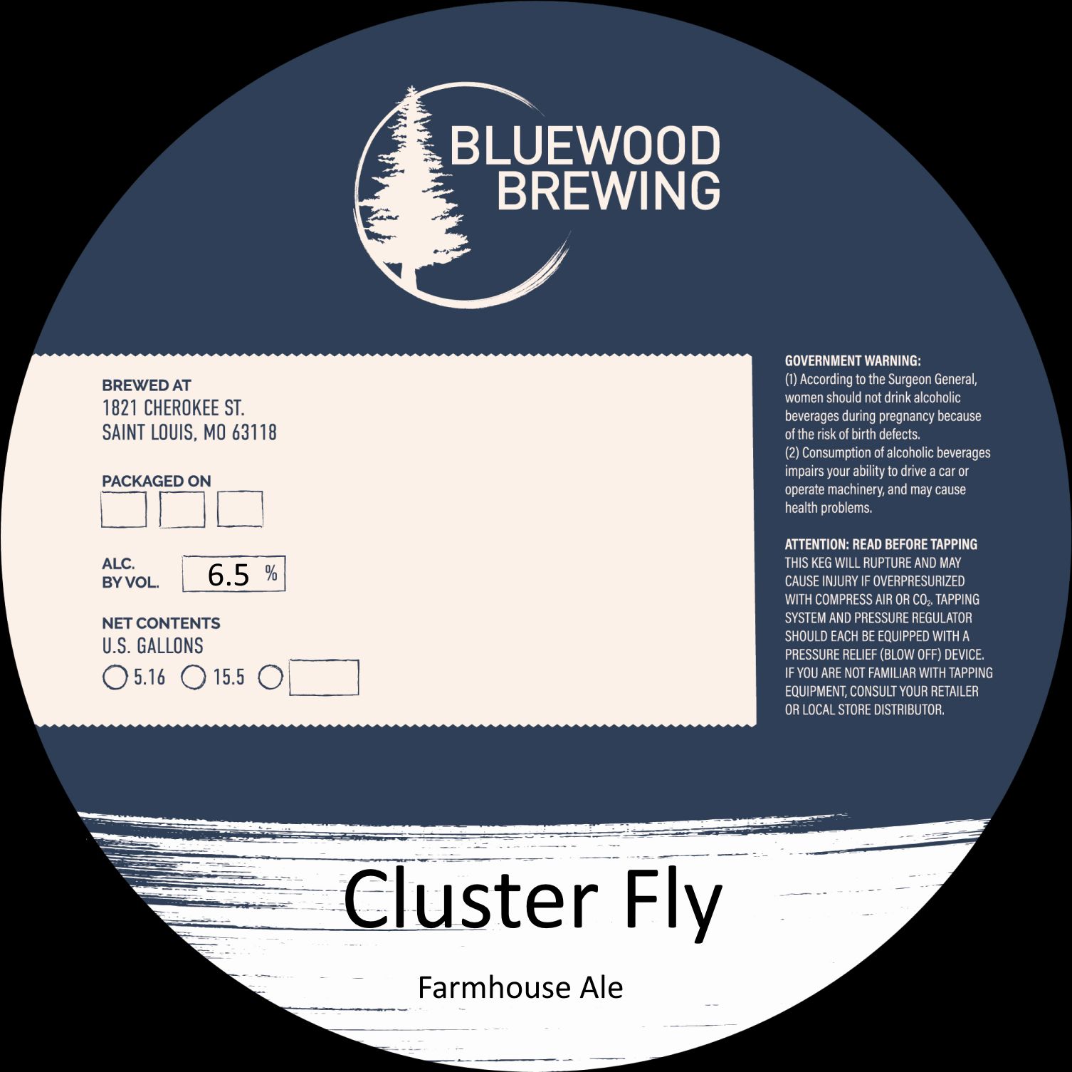 Cluster Fly label