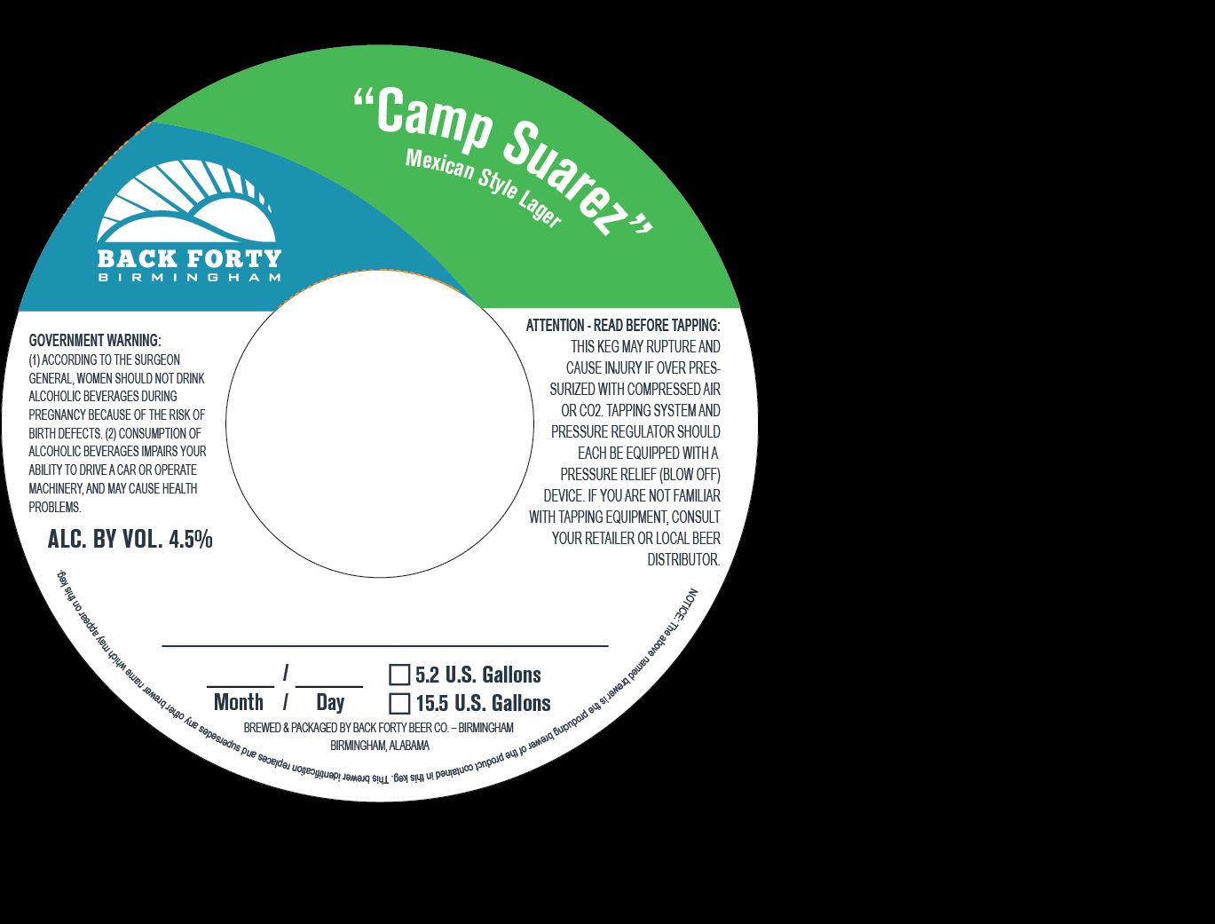 Camp Suarez label