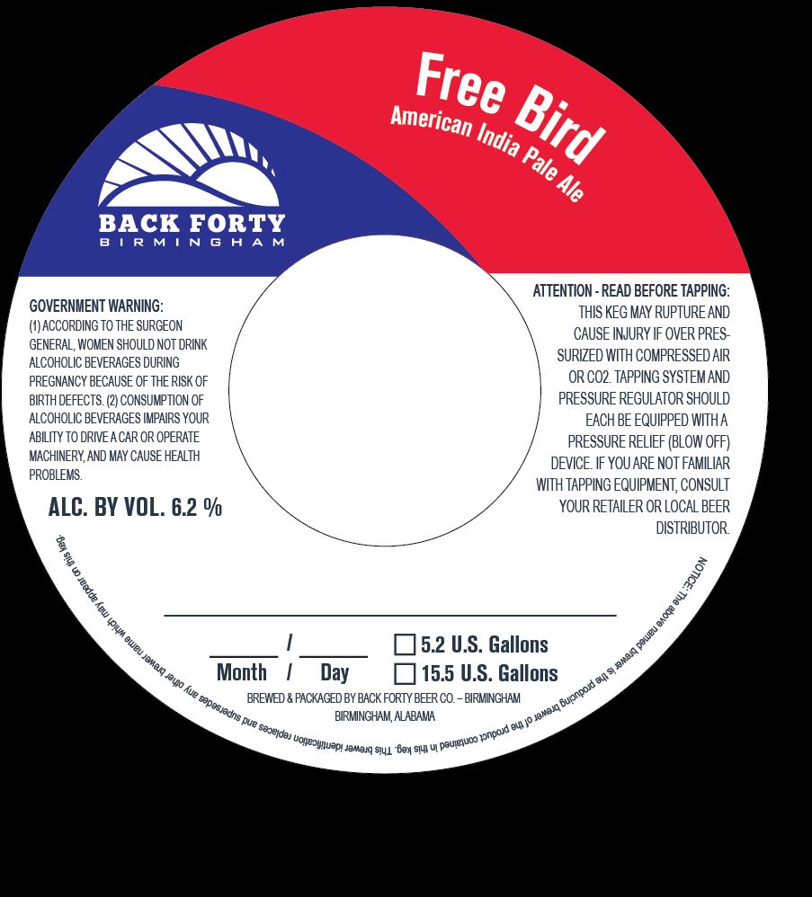 Free Bird label