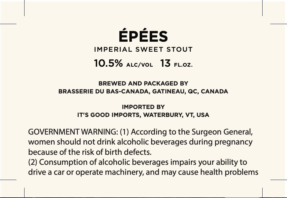 Épées label