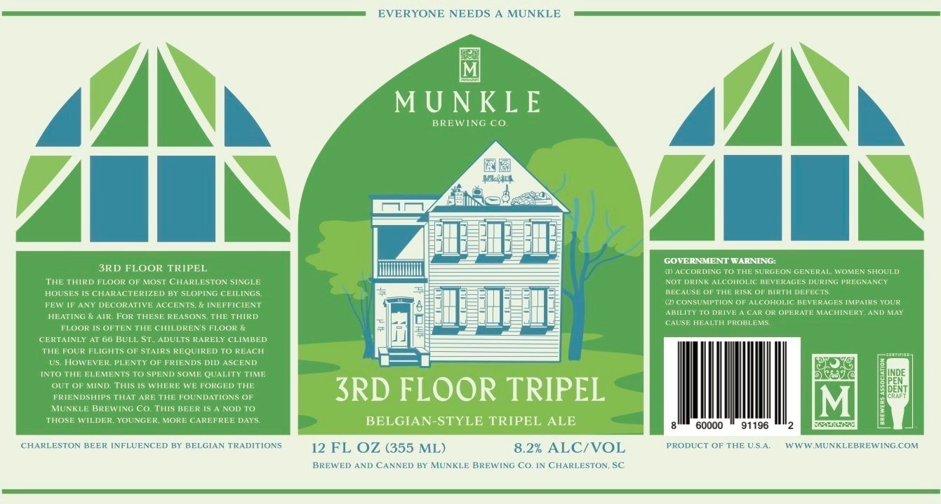 3rd Floor Tripel label