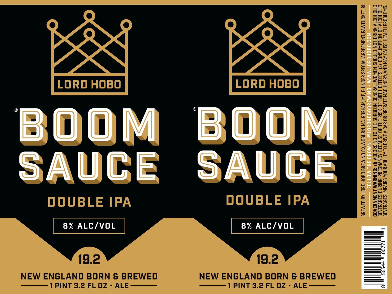 Boom Sauce label