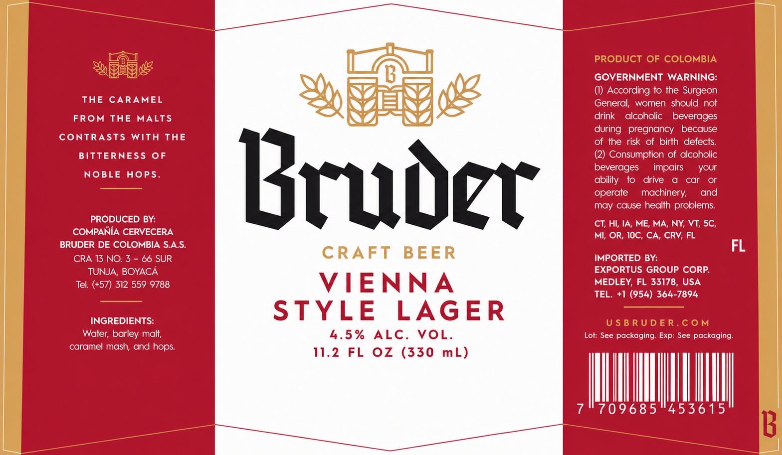 Vienna Style Lager label