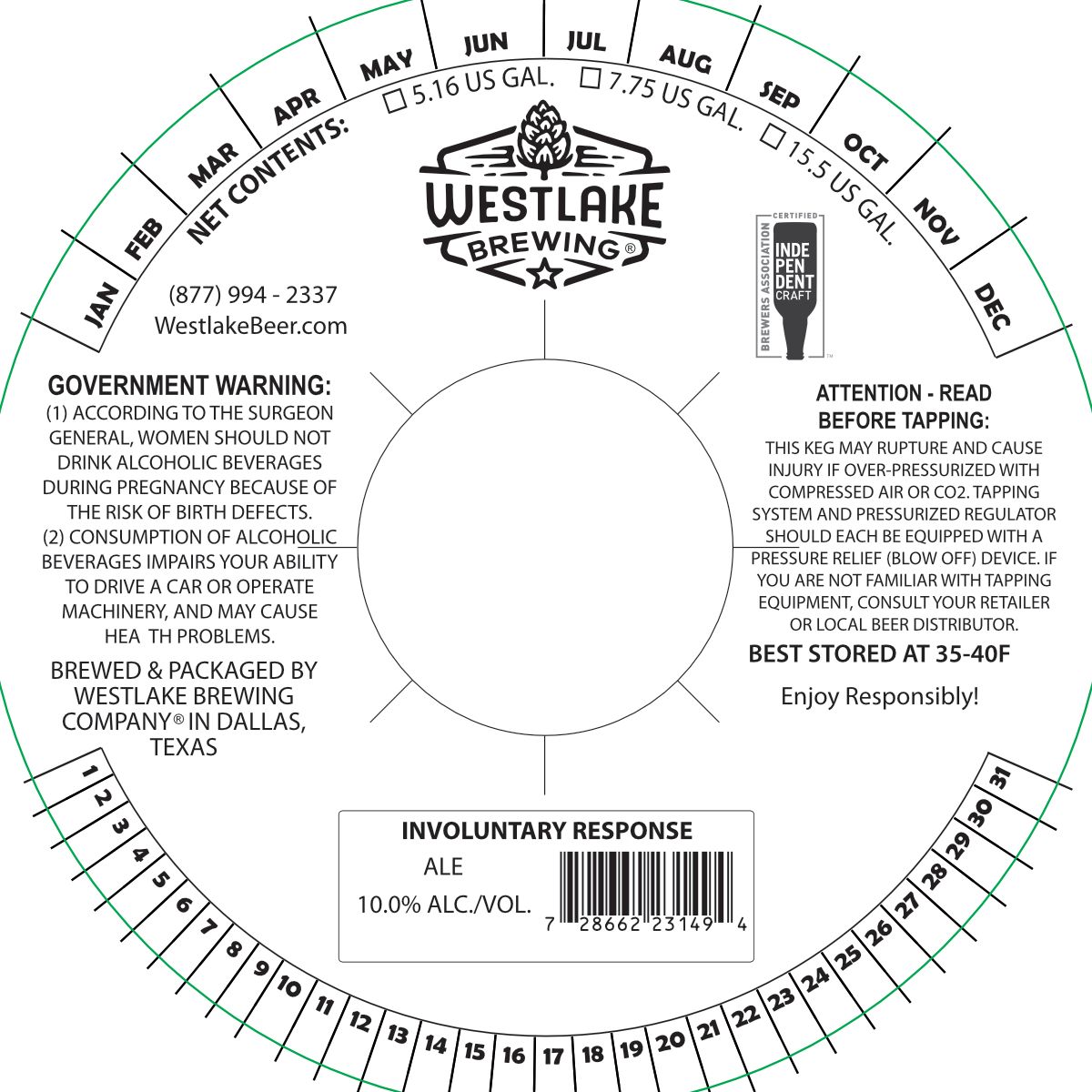 Involuntary Response label