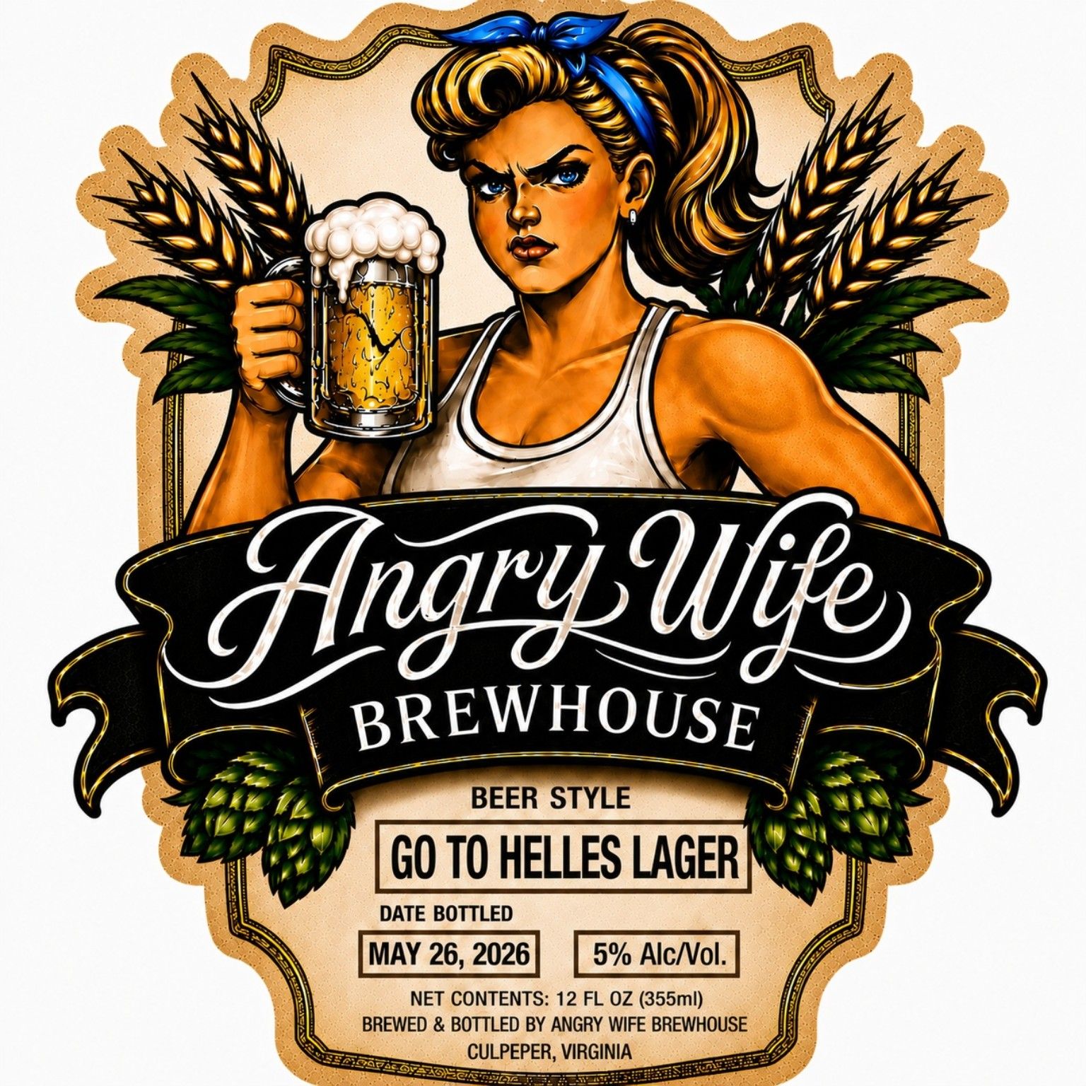 Go to Helles Lager label