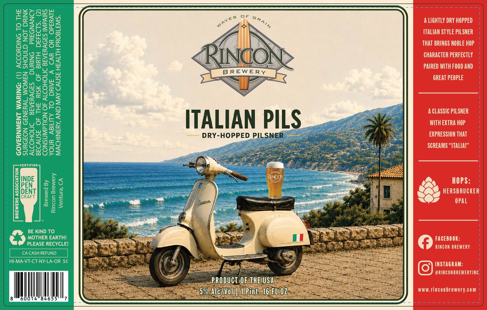 Italian Pils label