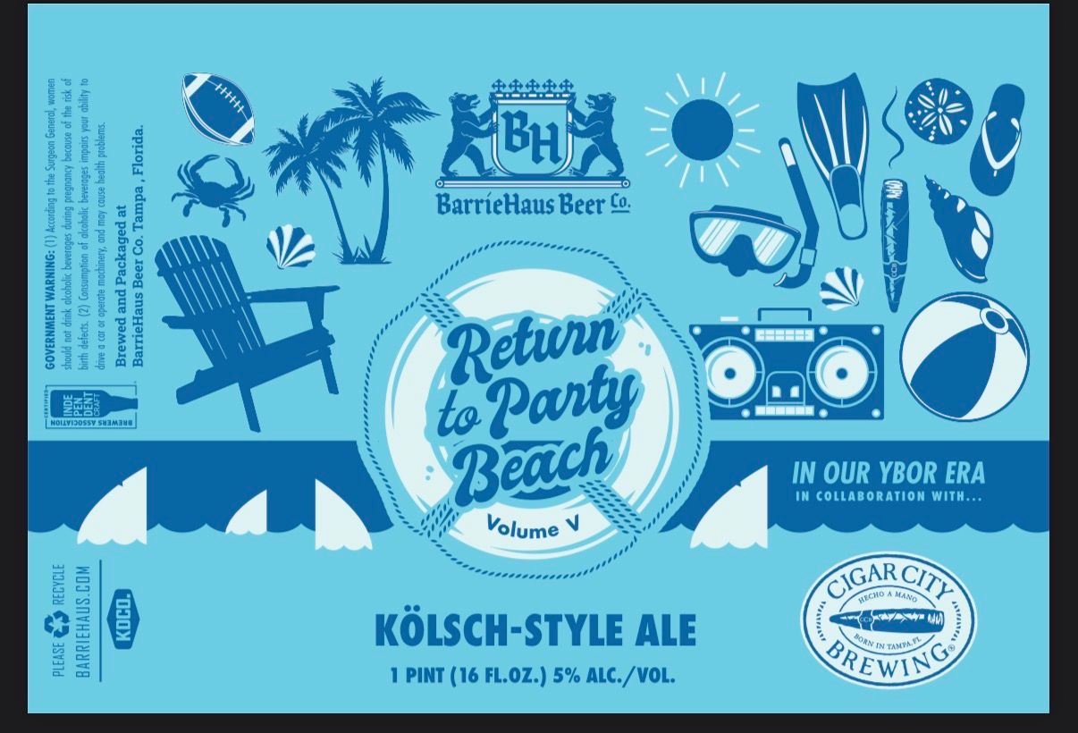 Return to Party Beach Volume V label
