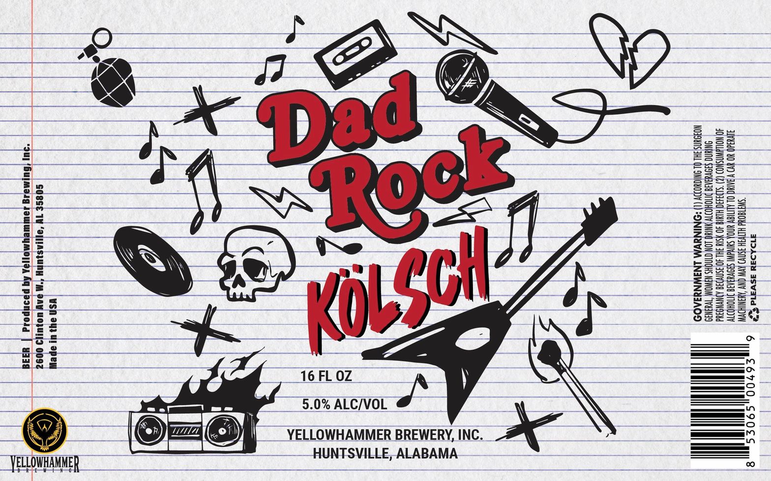 Dad Rock Kölsch label