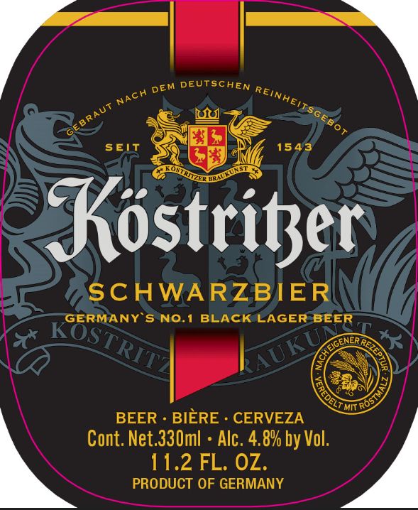 Köstritzer Schwarzbier label