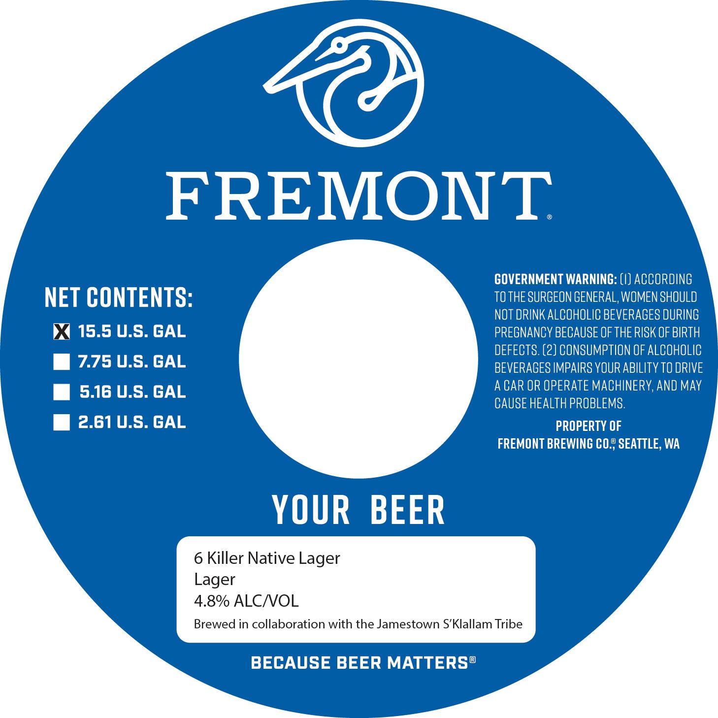 6 Killer Native Lager label