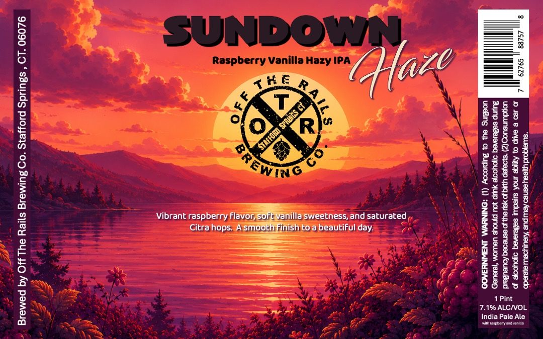 Sundown Haze label