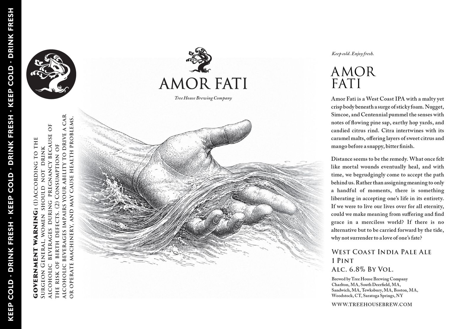 Amor Fati label