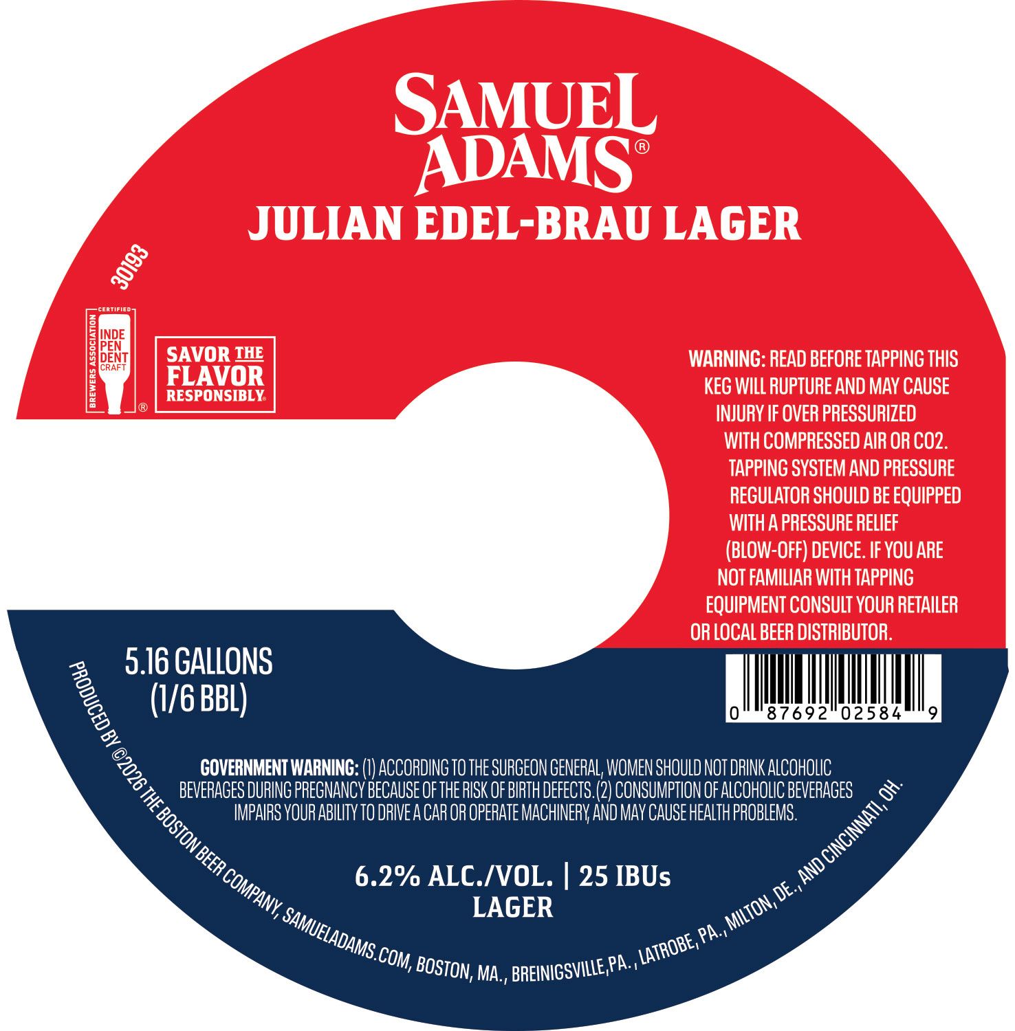 Julian Edel-Brau Lager label