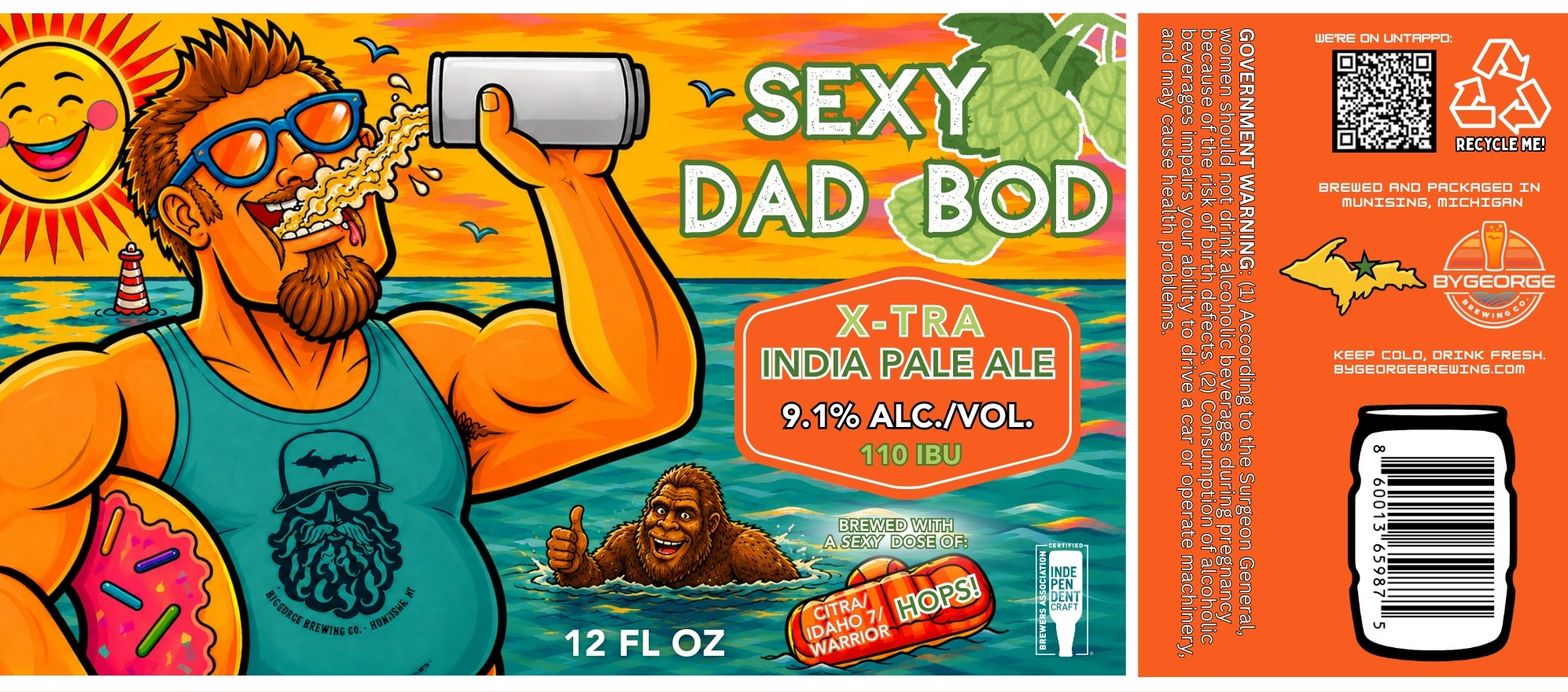 Sexy Dad Bod label