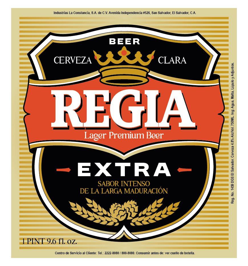 Regia Extra label