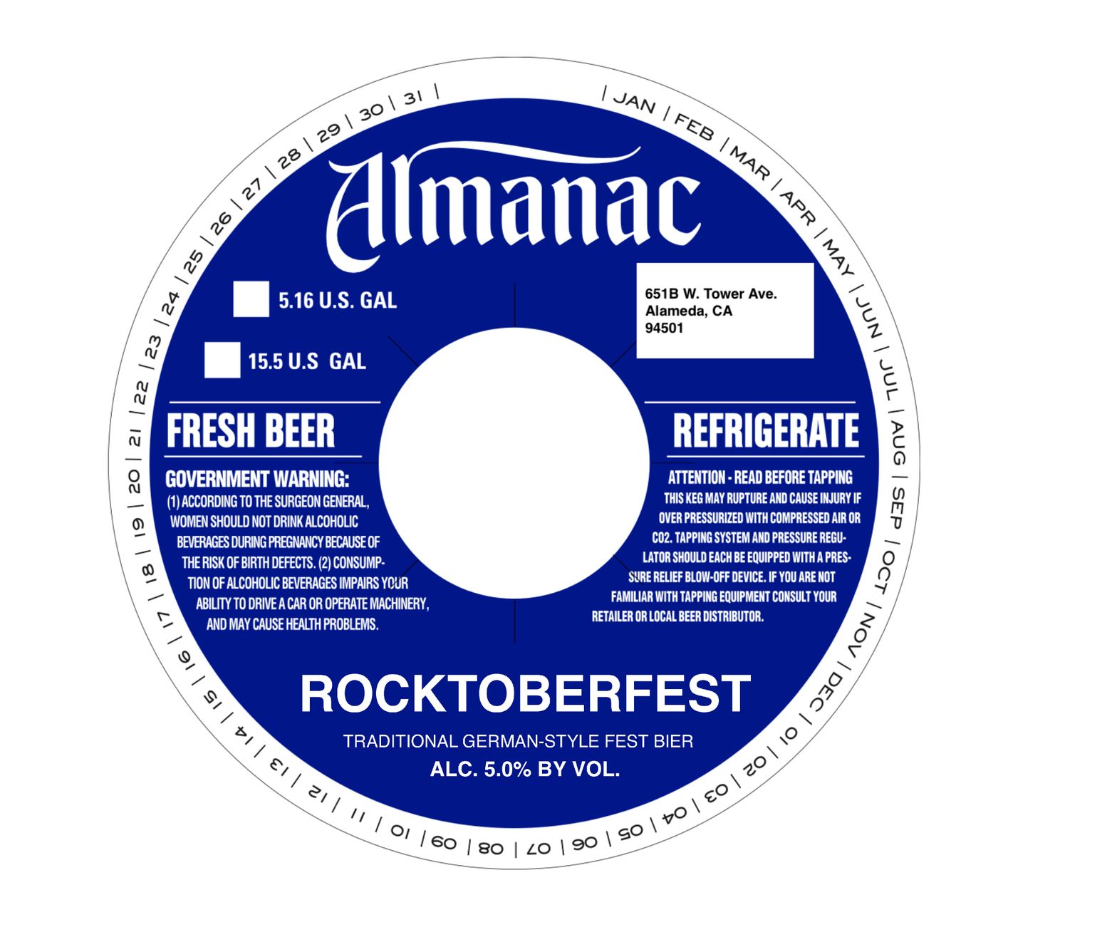 Rocktoberfest label