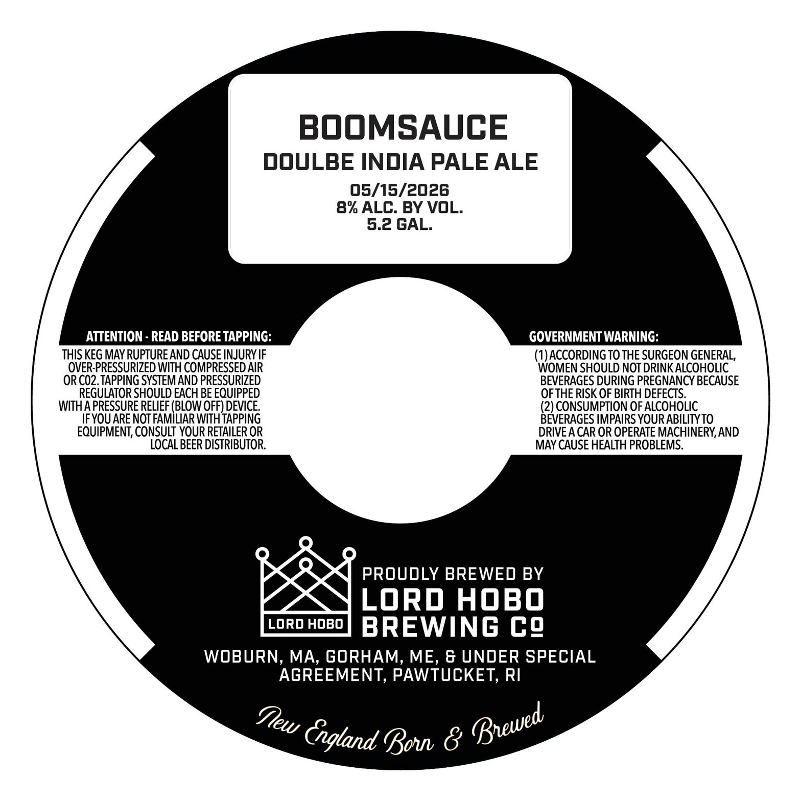 Boomsauce label
