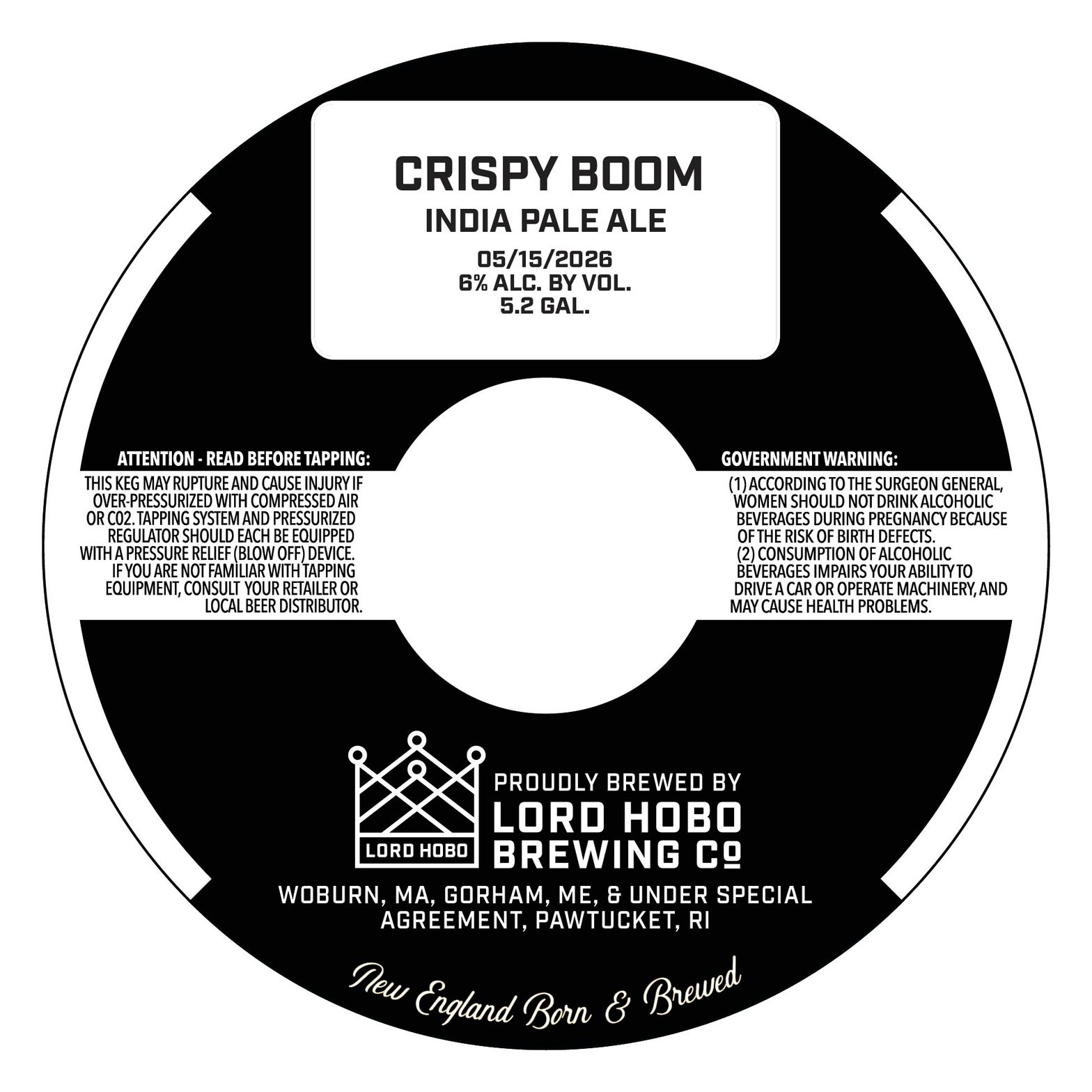 Crispy Boom label