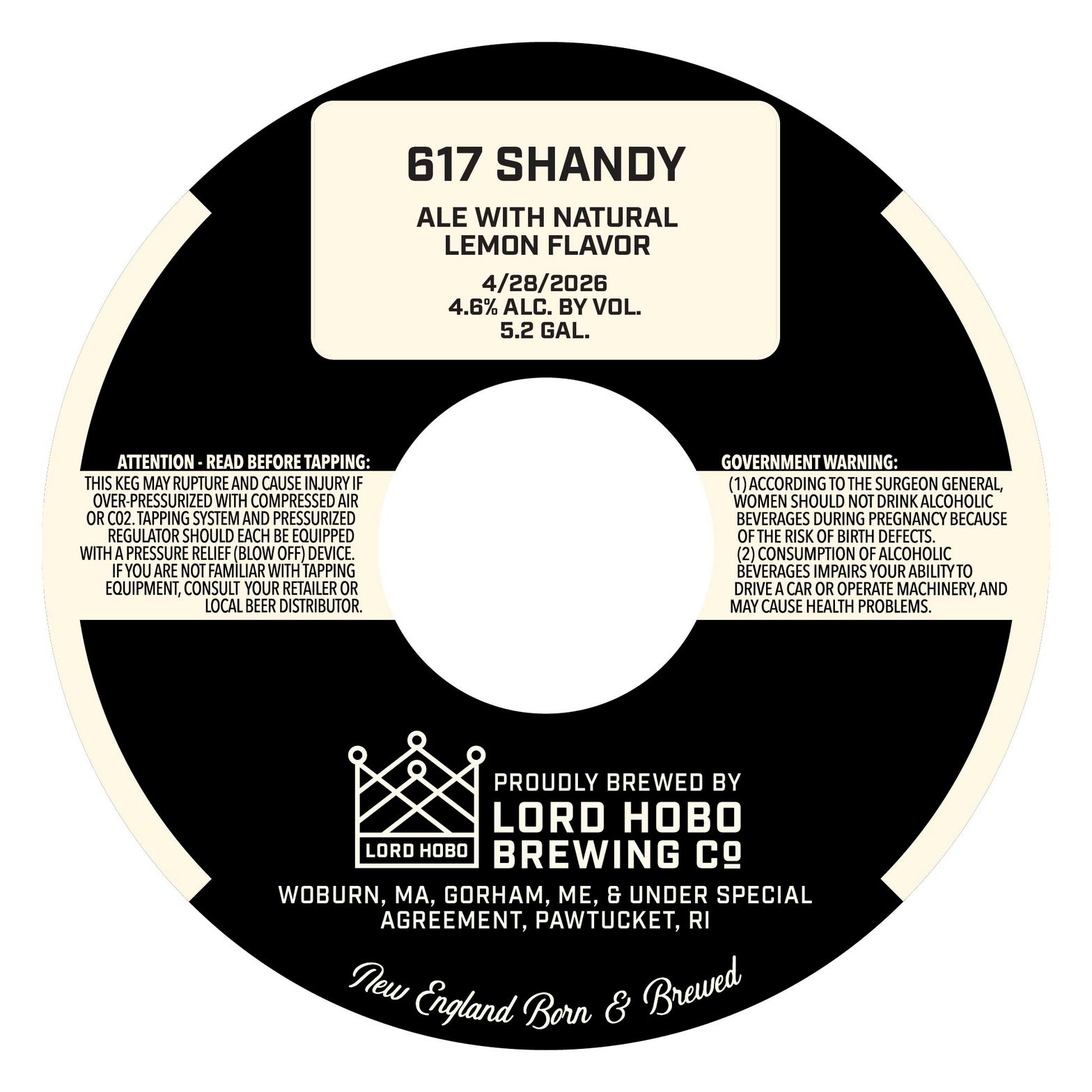 617 Shandy label