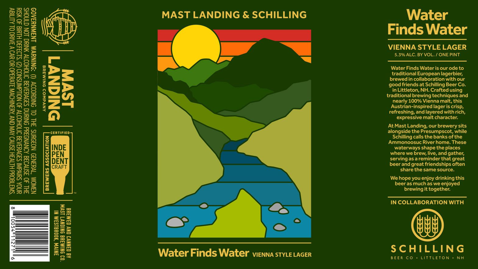 Water Finds Water label