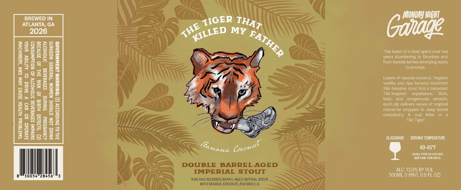 The Tiger That Killed My Father label
