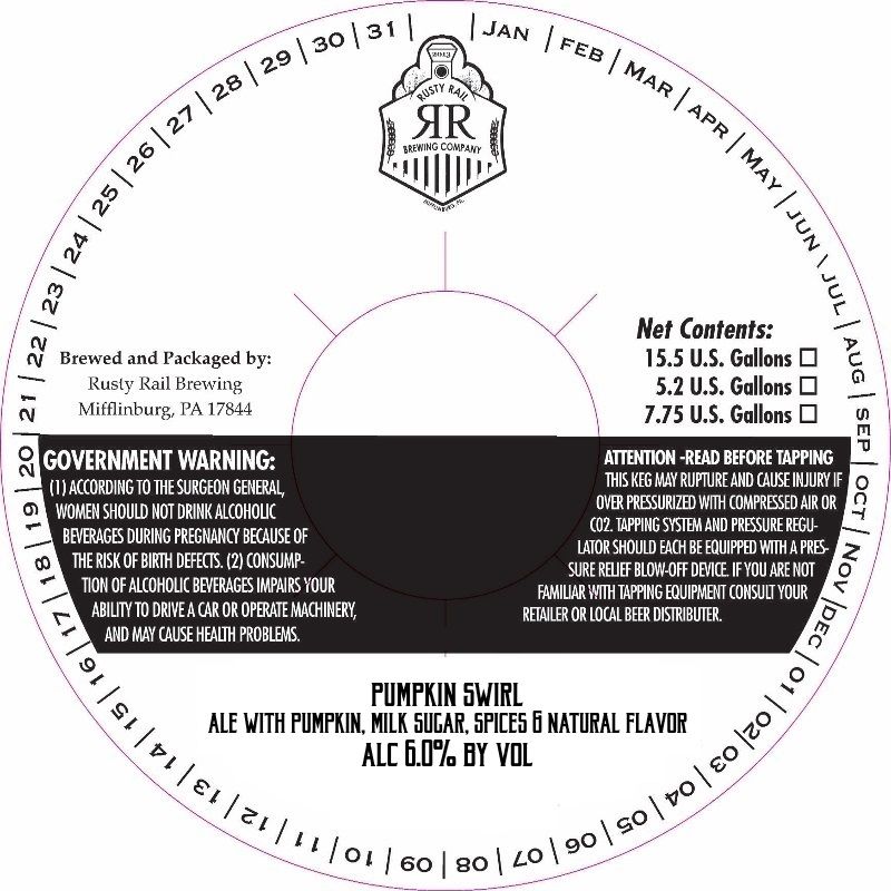 Pumpkin Swirl label