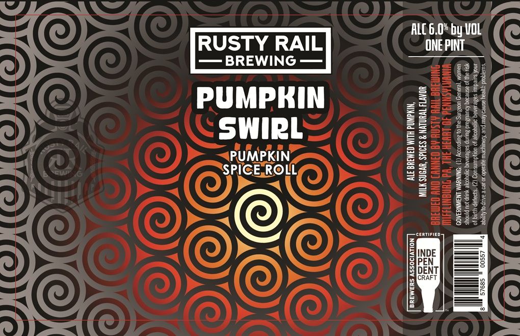 Pumpkin Swirl label