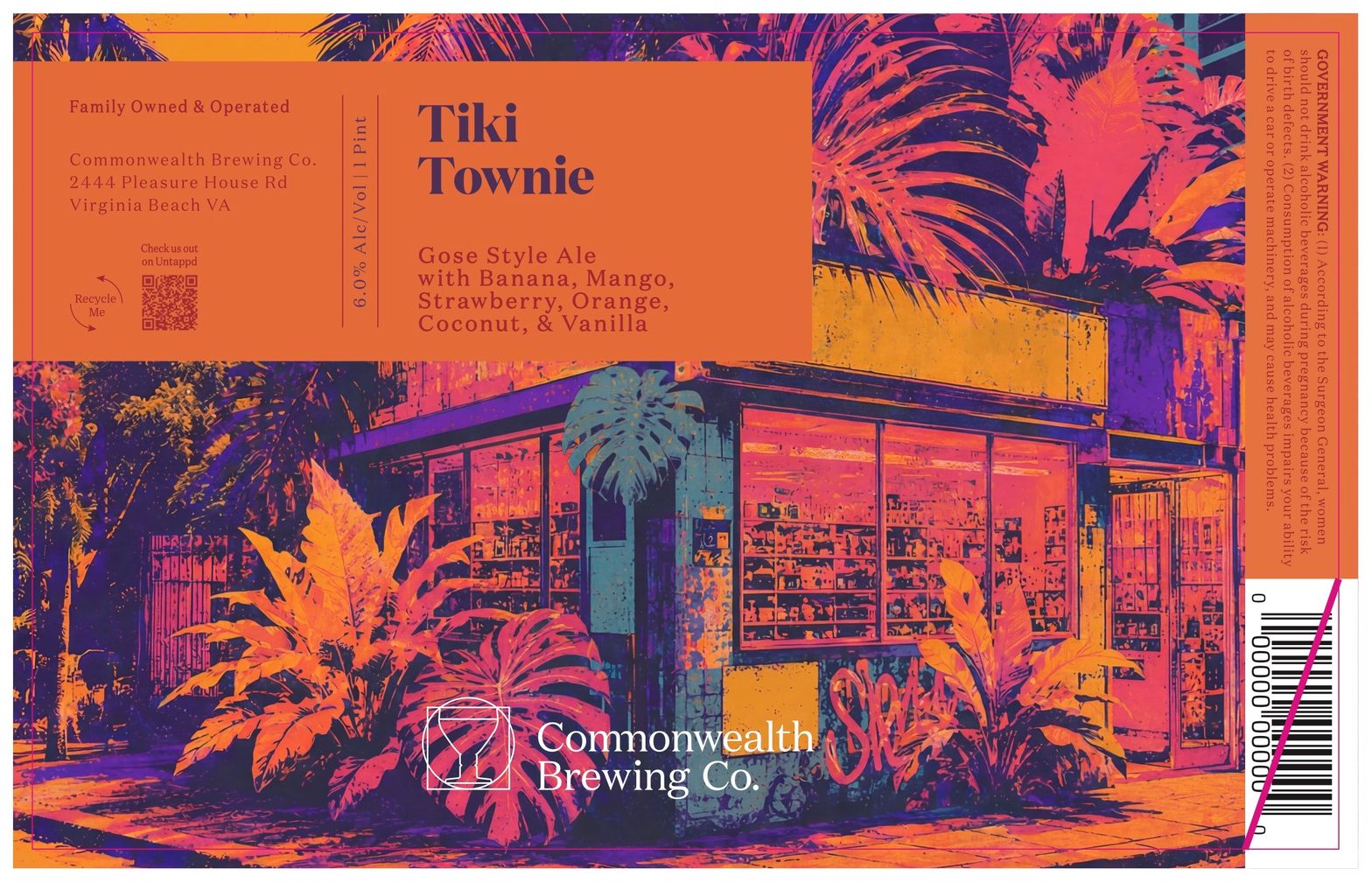 Tiki Townie label
