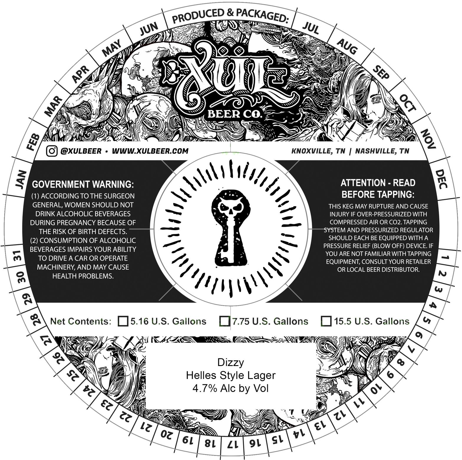Dizzy label