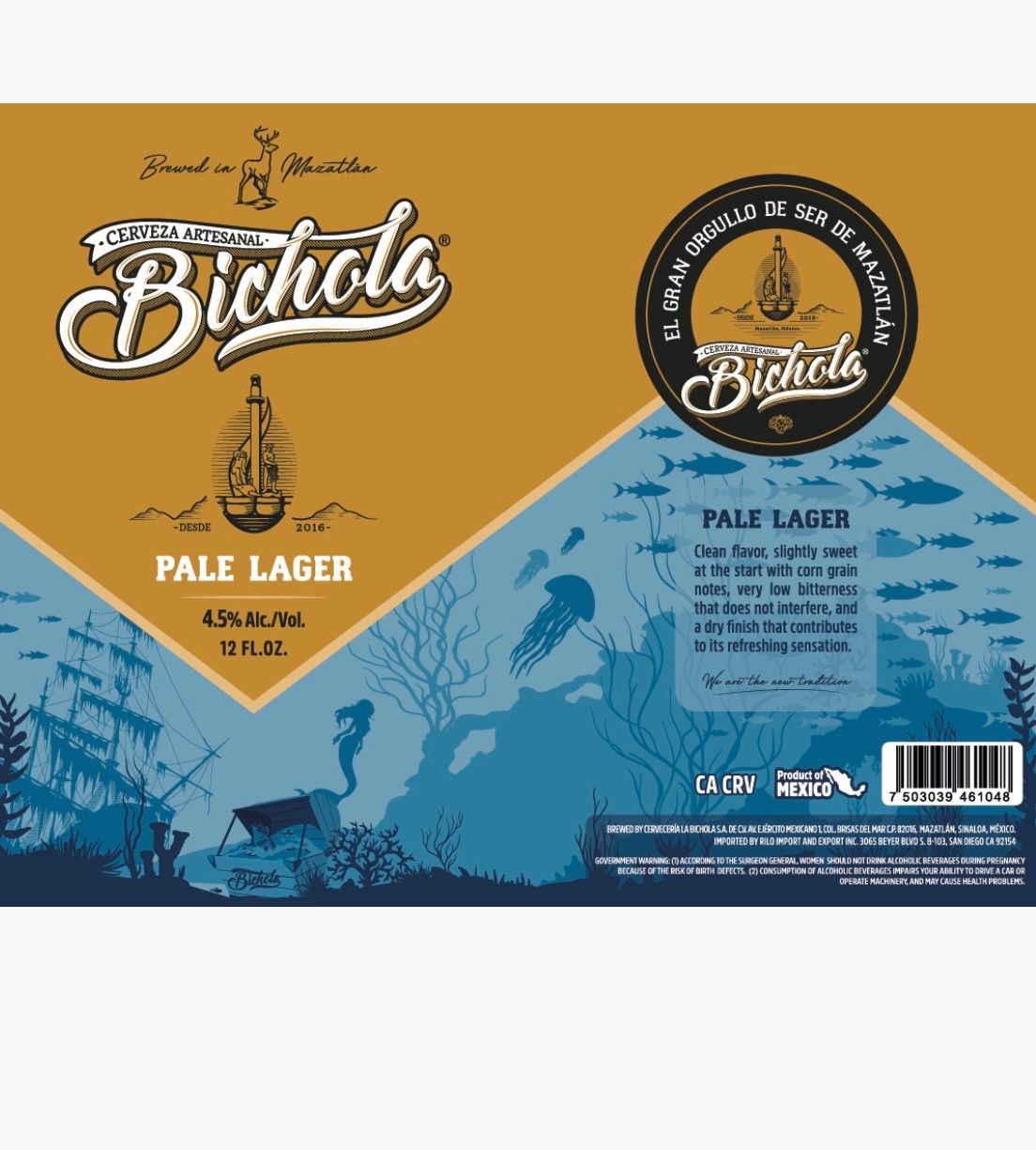 Pale Lager label