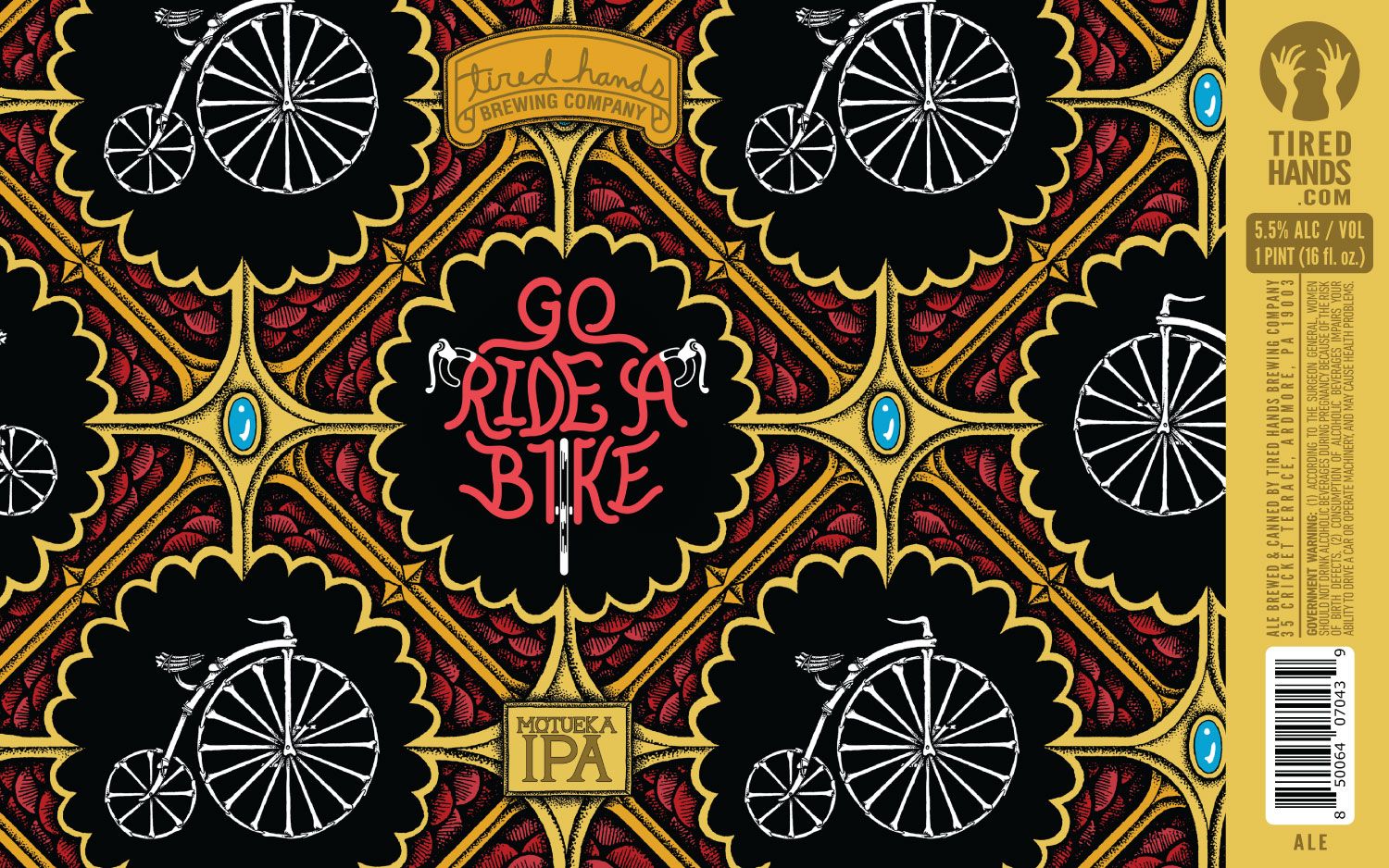Go Ride a Bike label