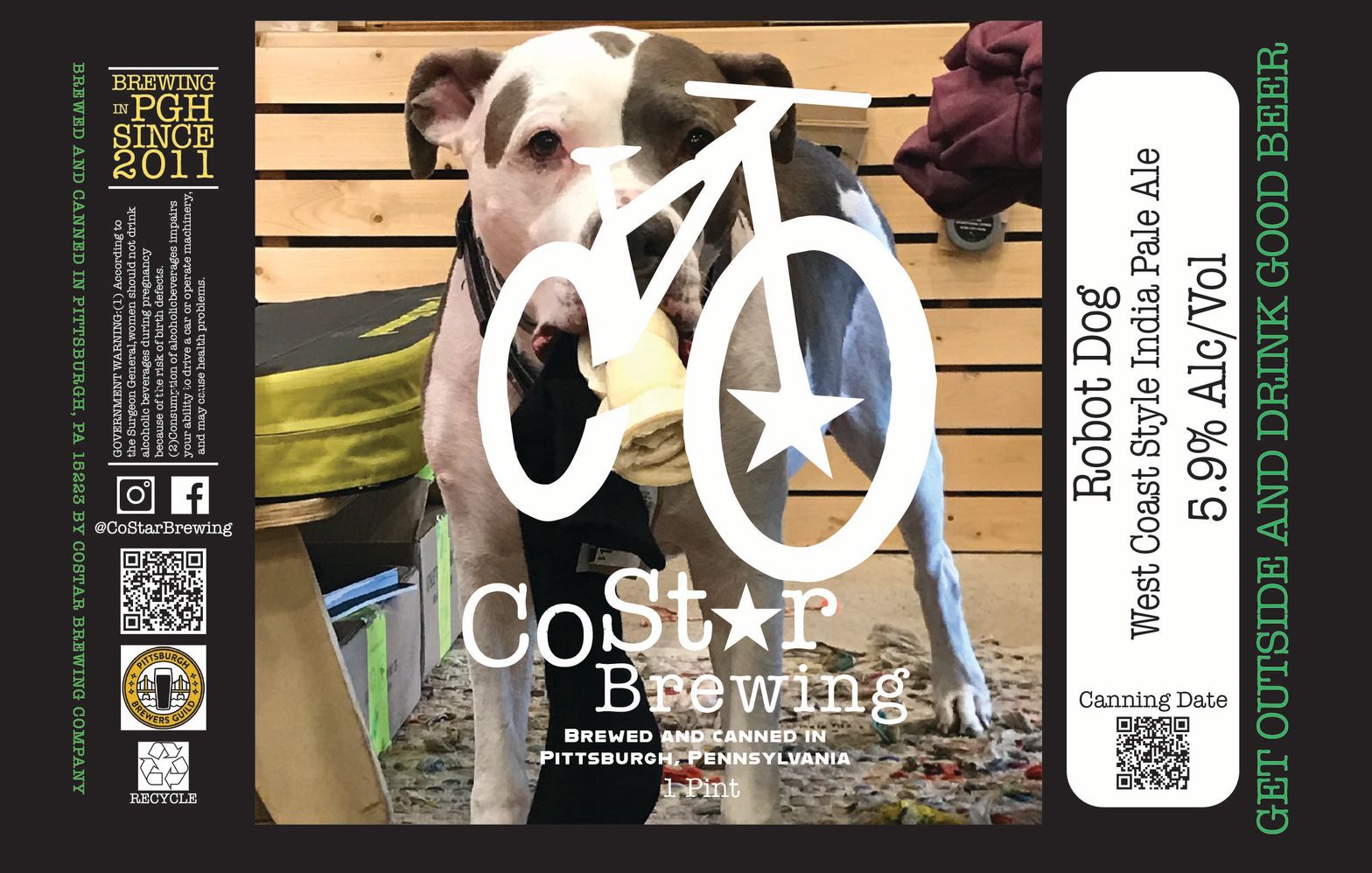Robot Dog label
