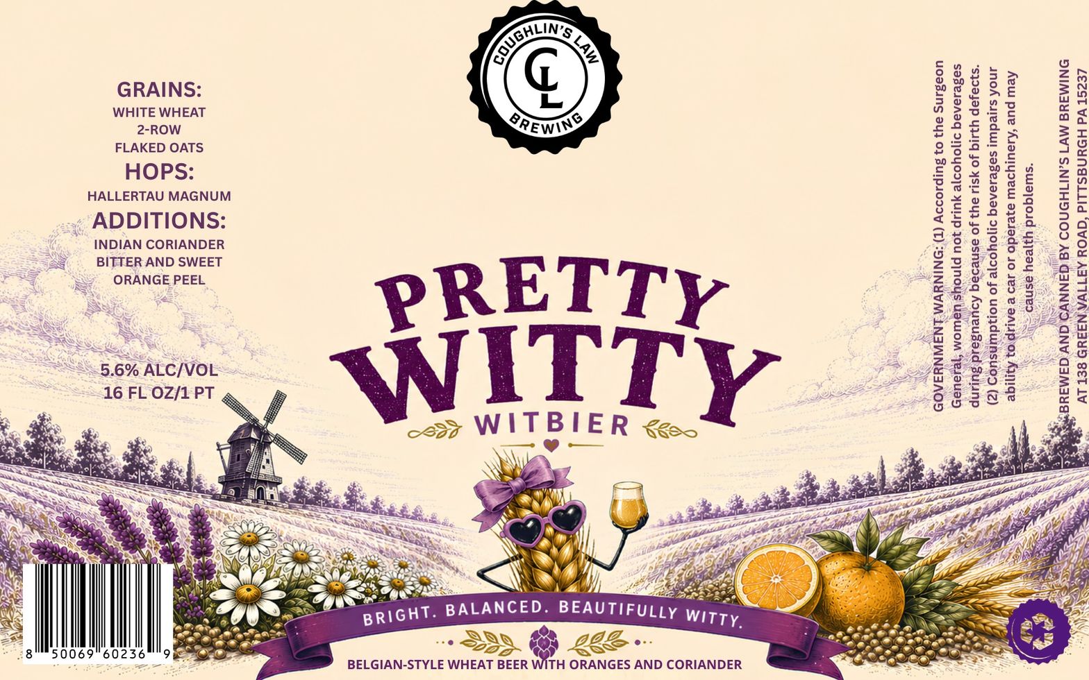 Pretty Witty label