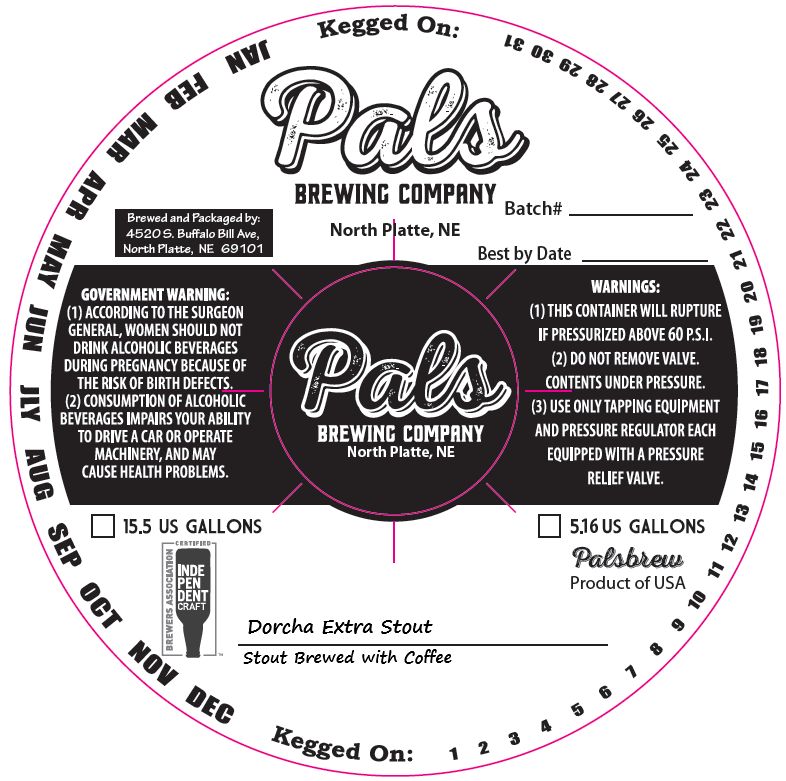 Dorcha Extra Stout label