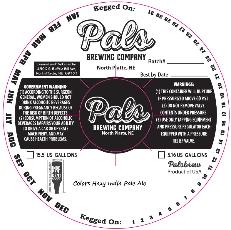 Colors Hazy India Pale Ale label