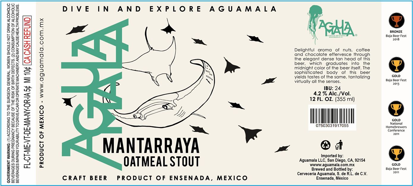 Mantarraya label