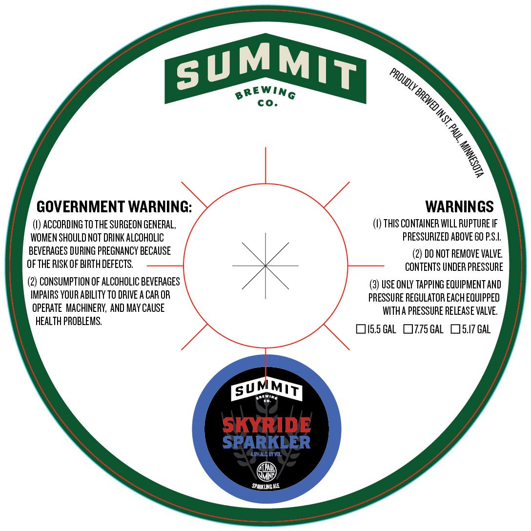 Skyride Sparkler label