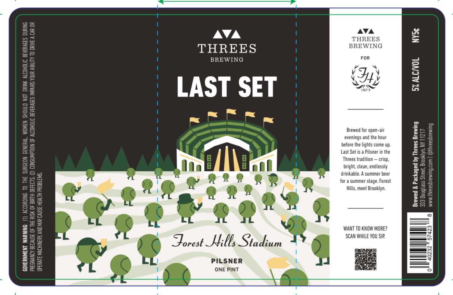 Last Set Pilsner label