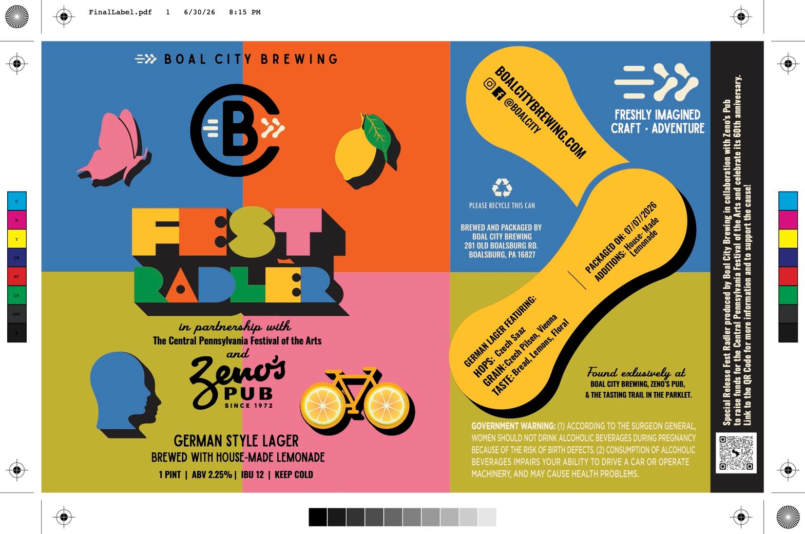 Fest Radler label