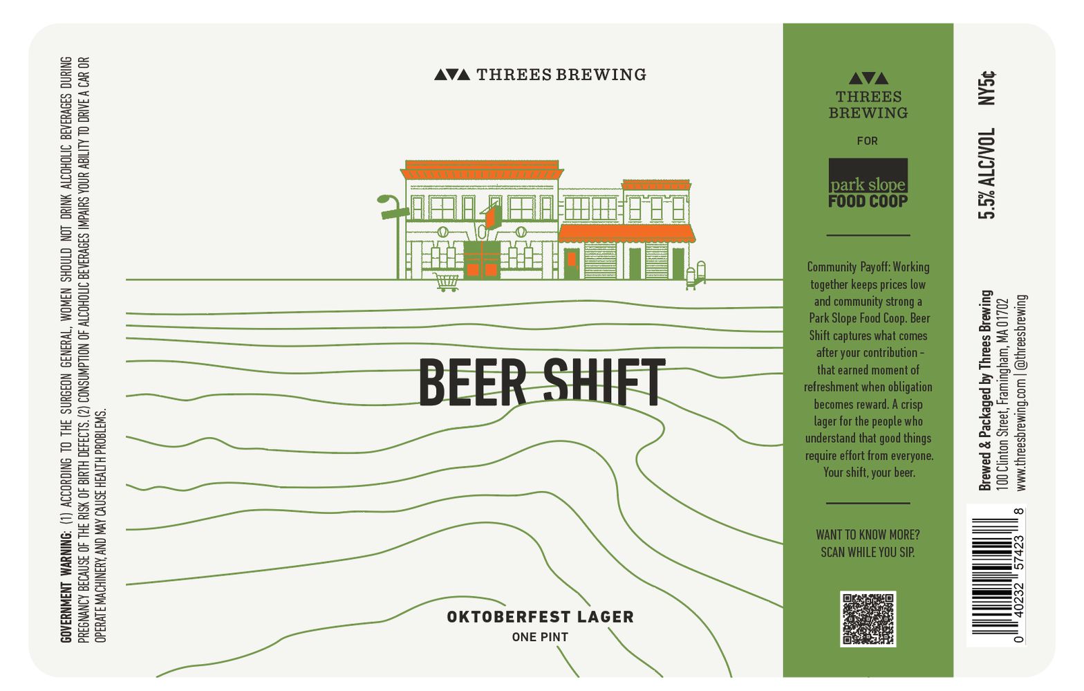 Beer Shift label