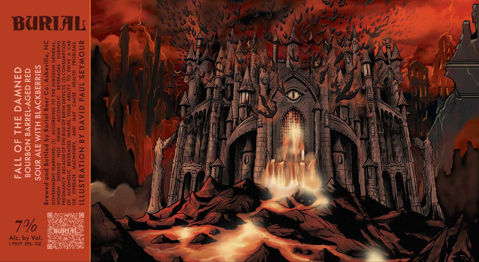 Fall of the Damned label