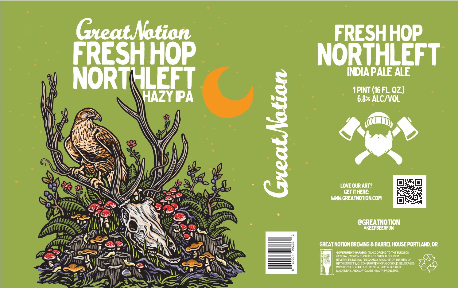 Fresh Hop Northleft label