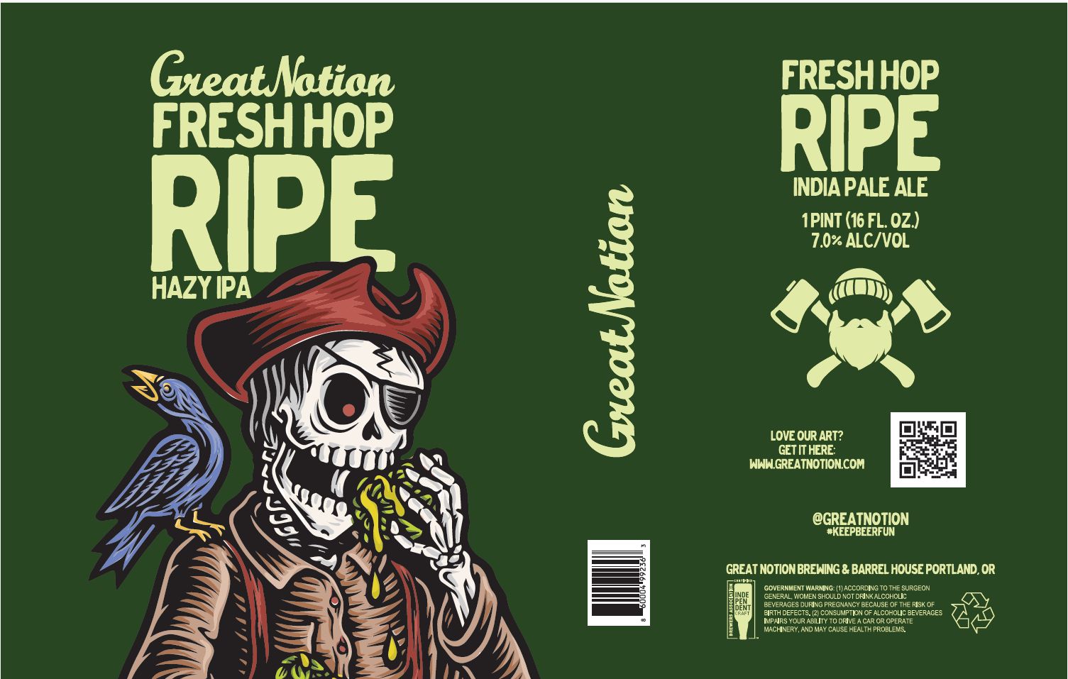 Fresh Hop Ripe label