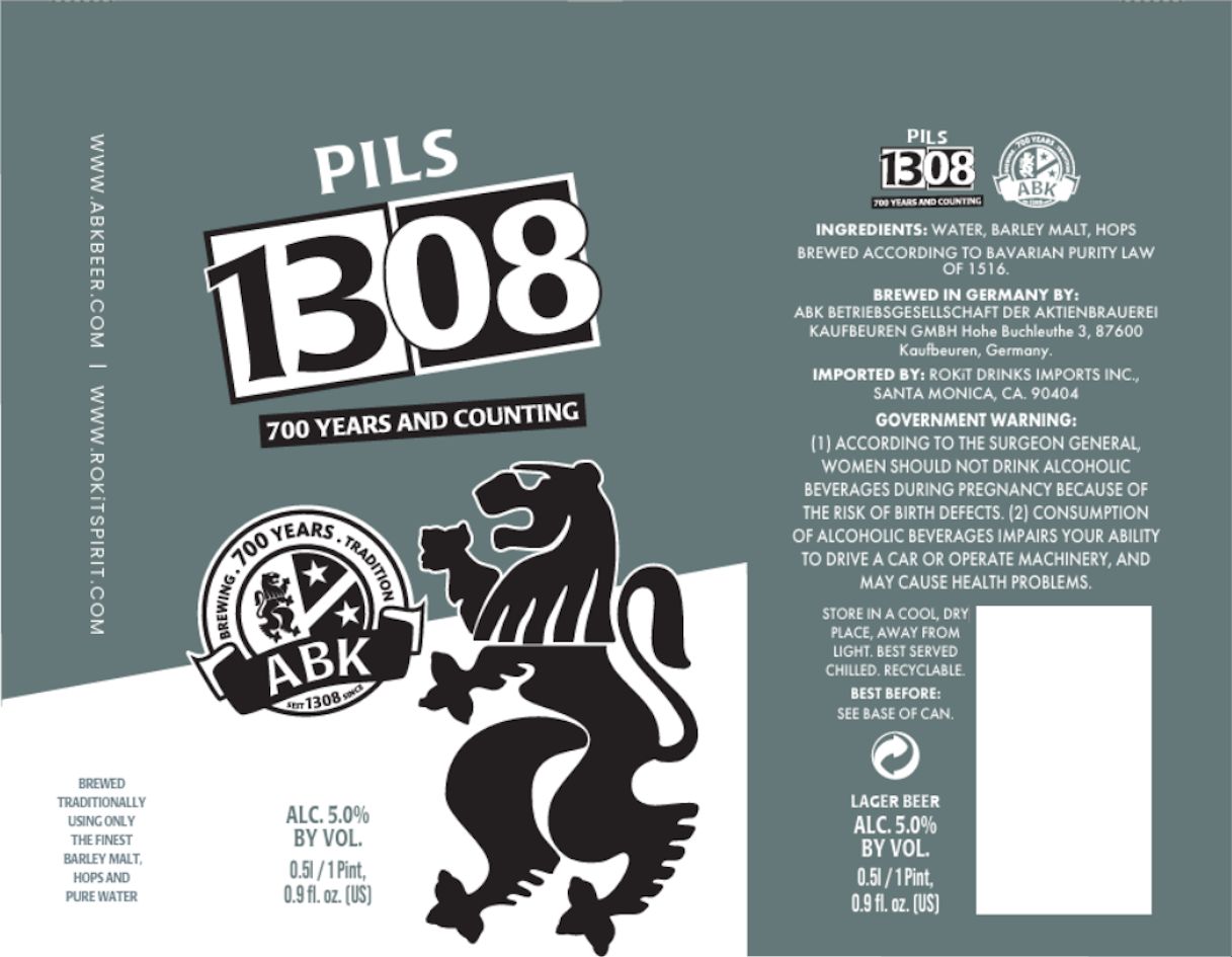 1308 Pils label