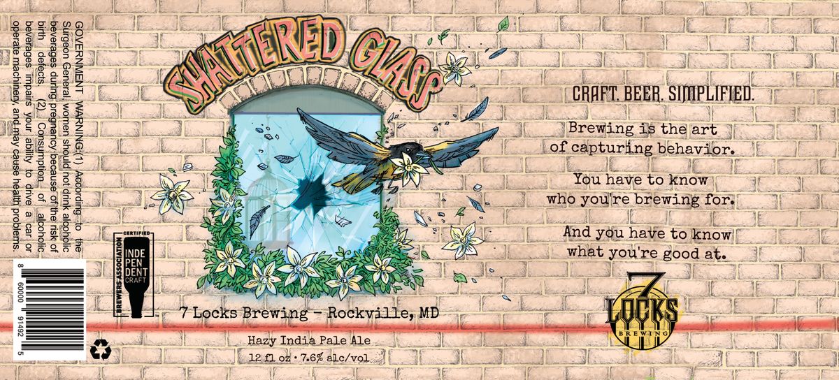 Shattered Glass label