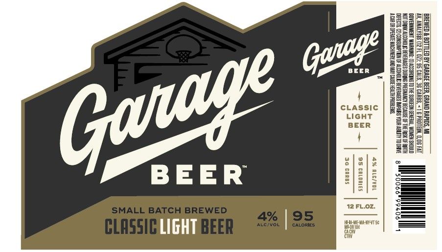 Classic Light Beer label