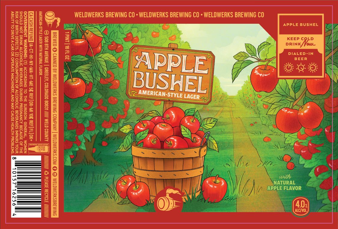 Apple Bushel label