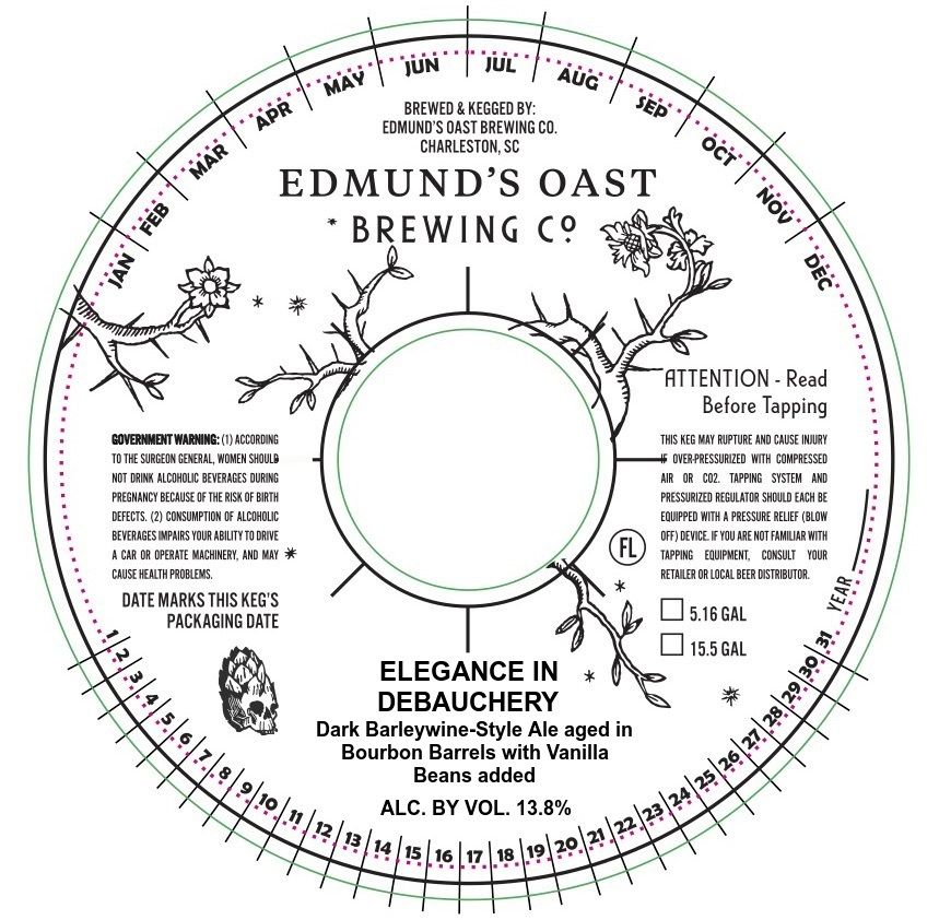 Elegance in Debauchery label