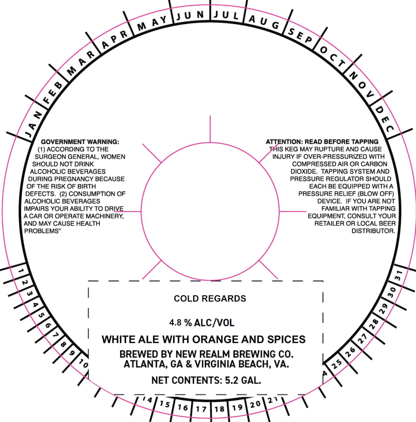 Cold Regards label